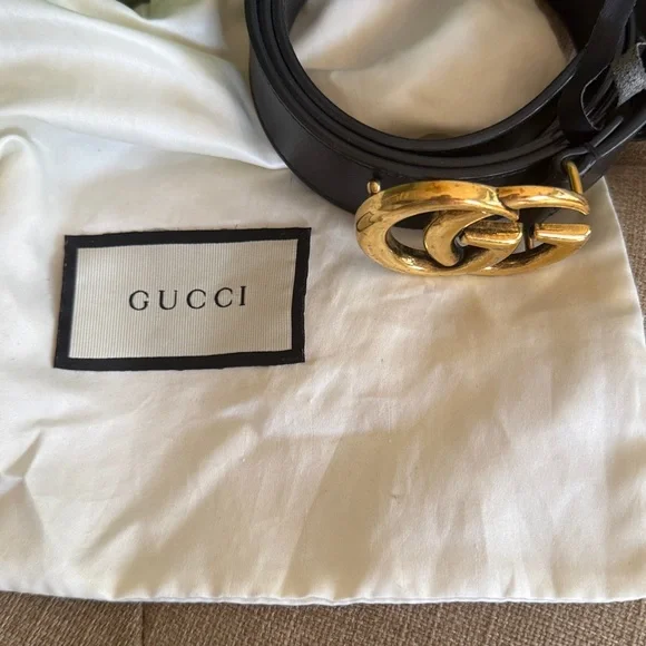♥️♥️♥️Authentic Gucci GG Marmont belt 85 ♥️♥️♥️ - Picture 2 of 11